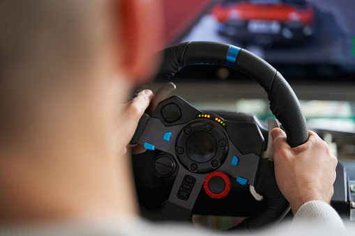 motion racing simulator cockpit